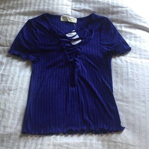 Urban outfitter’s royal blue top